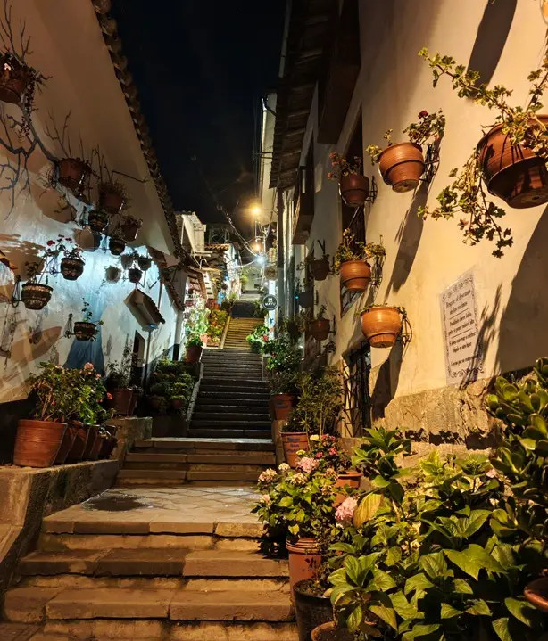 Escaleras en la Calle Siete Borreguitos de Cusco