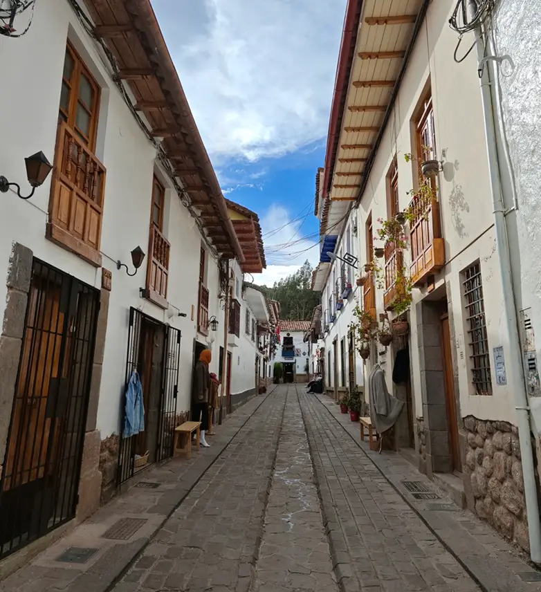 Calle del Barrio de San Blas en Cusco