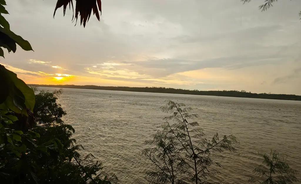 Atardecer en la selva Amazónica