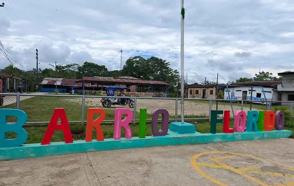 Barrio Florido en plena selva amazónica de Iquitos