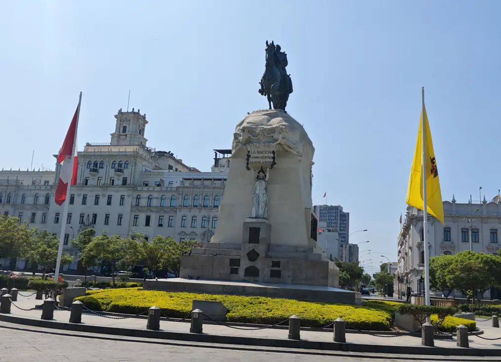 Plaza San Martín en Lima