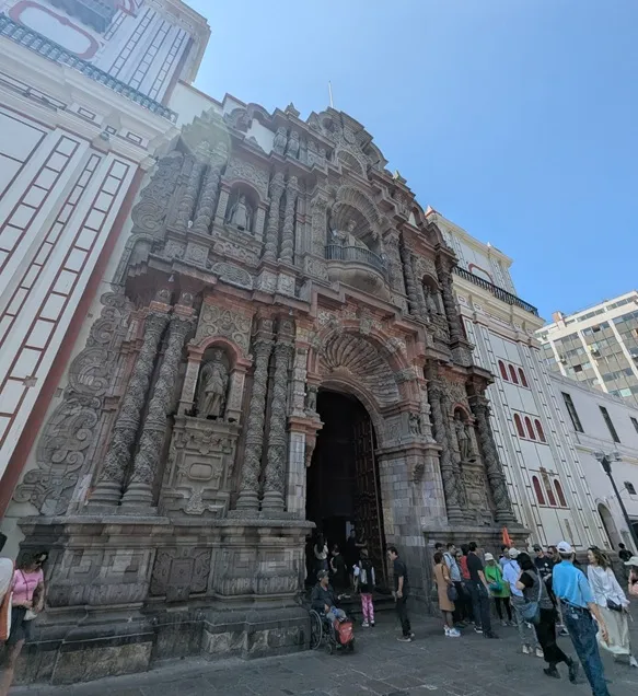 Basílica de la Merced en el Centro histórico de Lima