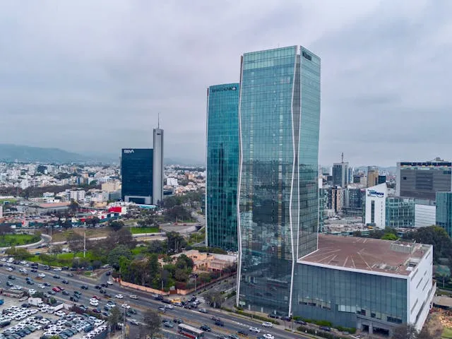 Zona financiera en el barrio de San Isidro
