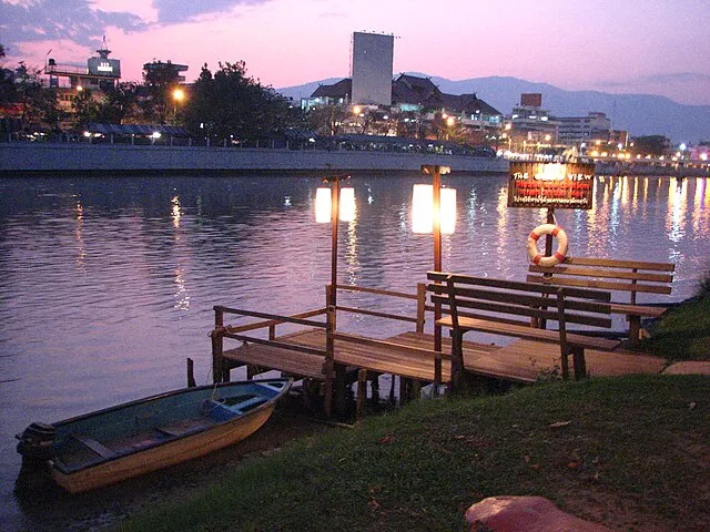Río Ping en Chiang Mai