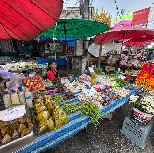 Kad Luang Market Chiang Rai
