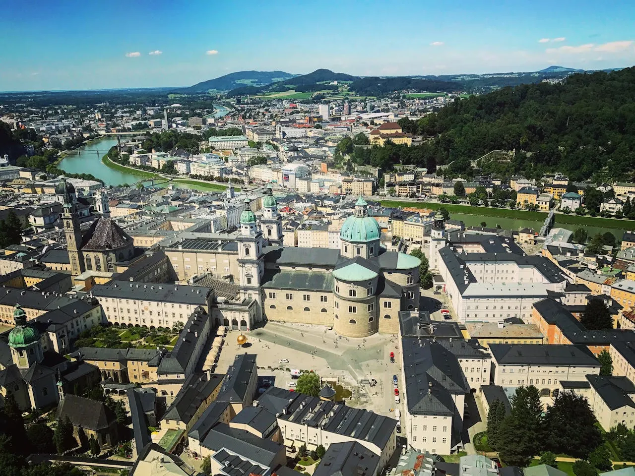 Salzburgo desde la fortaleza Hohensalzburg