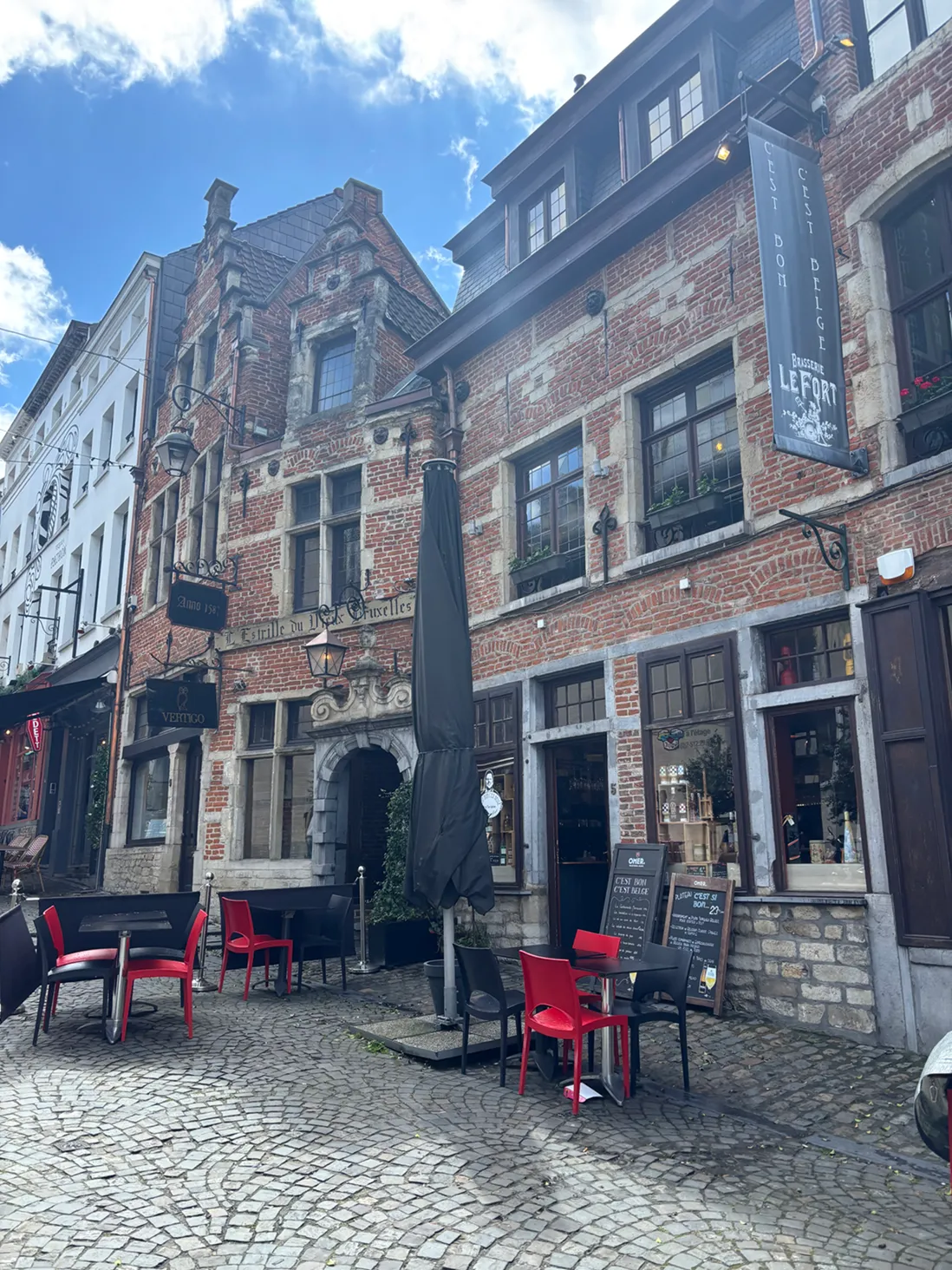 Barrio del Sablon en Bruselas