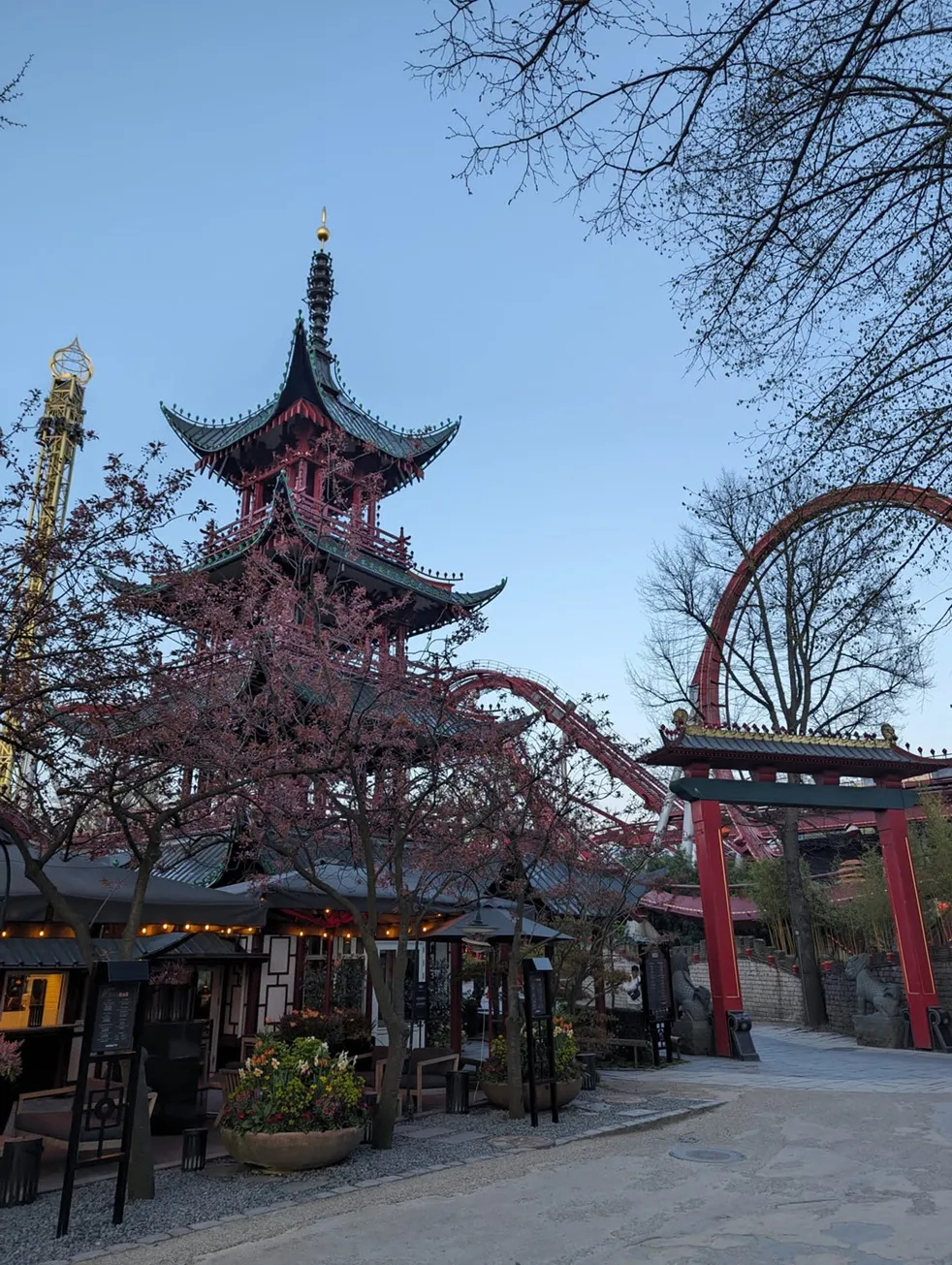 Parque Tívoli en Copenhague