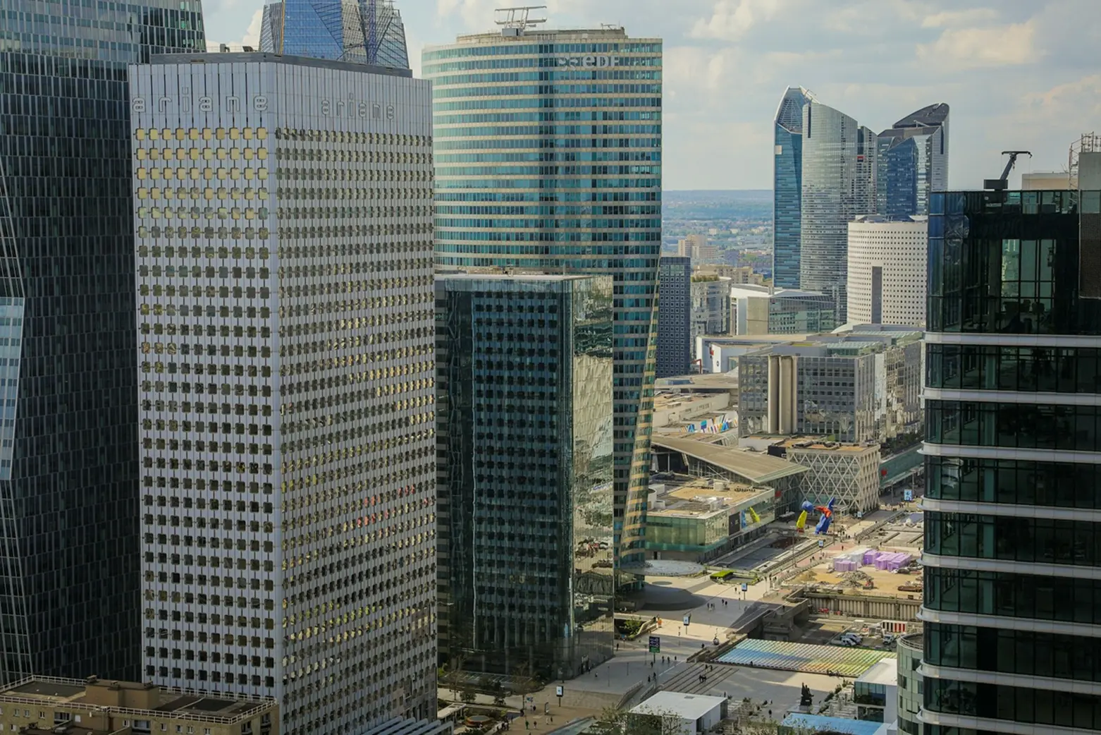 Barrio financiero La Défense en París