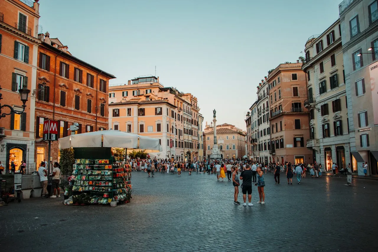 Campo de' Fiori en Roma