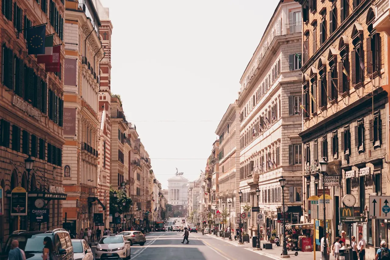 Via del Corso en Roma