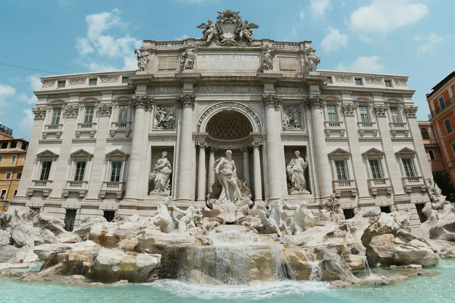 Fontana di Trevi en Roma