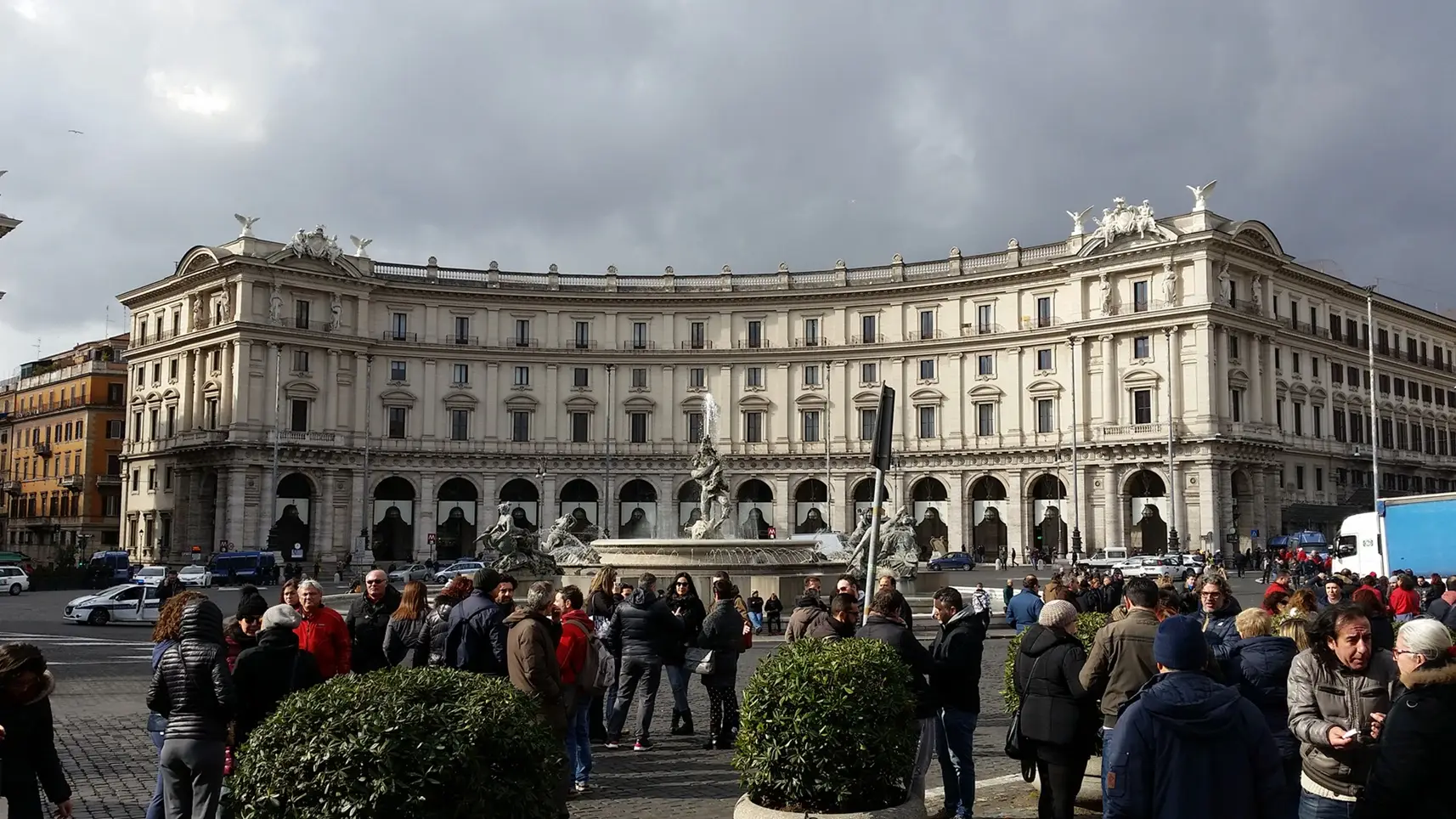 Plaza de la República en Roma