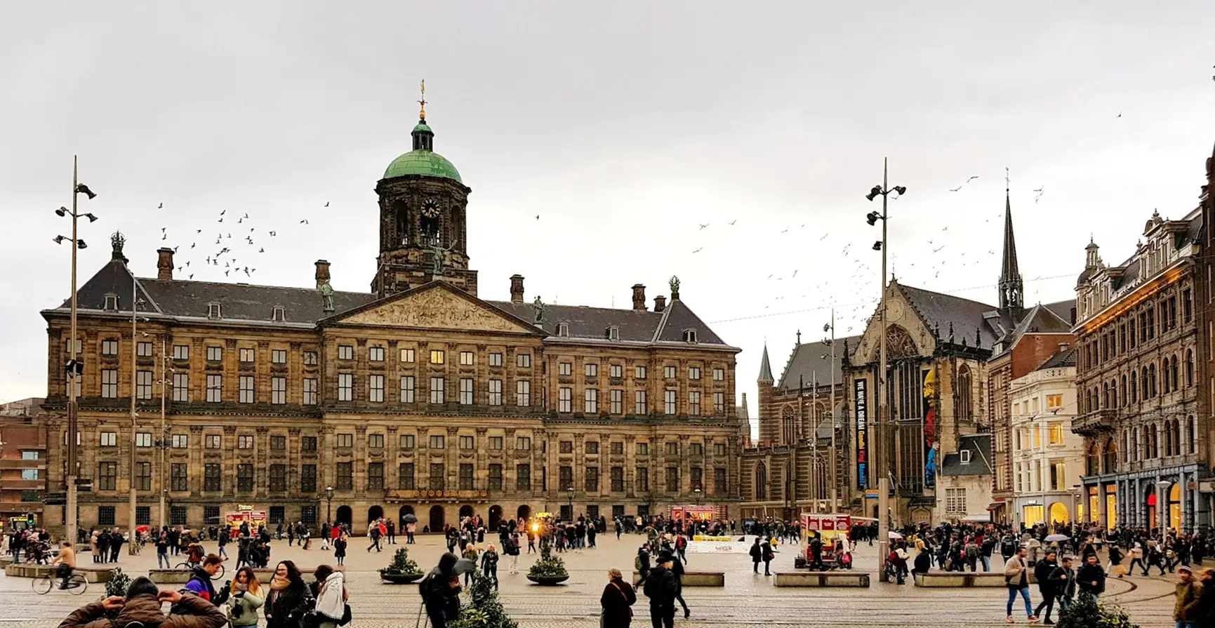 Plaza Dam en Ámsterdam