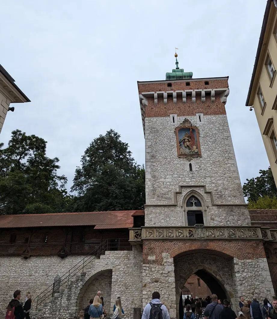 Puerta de San Florián en Cracovia