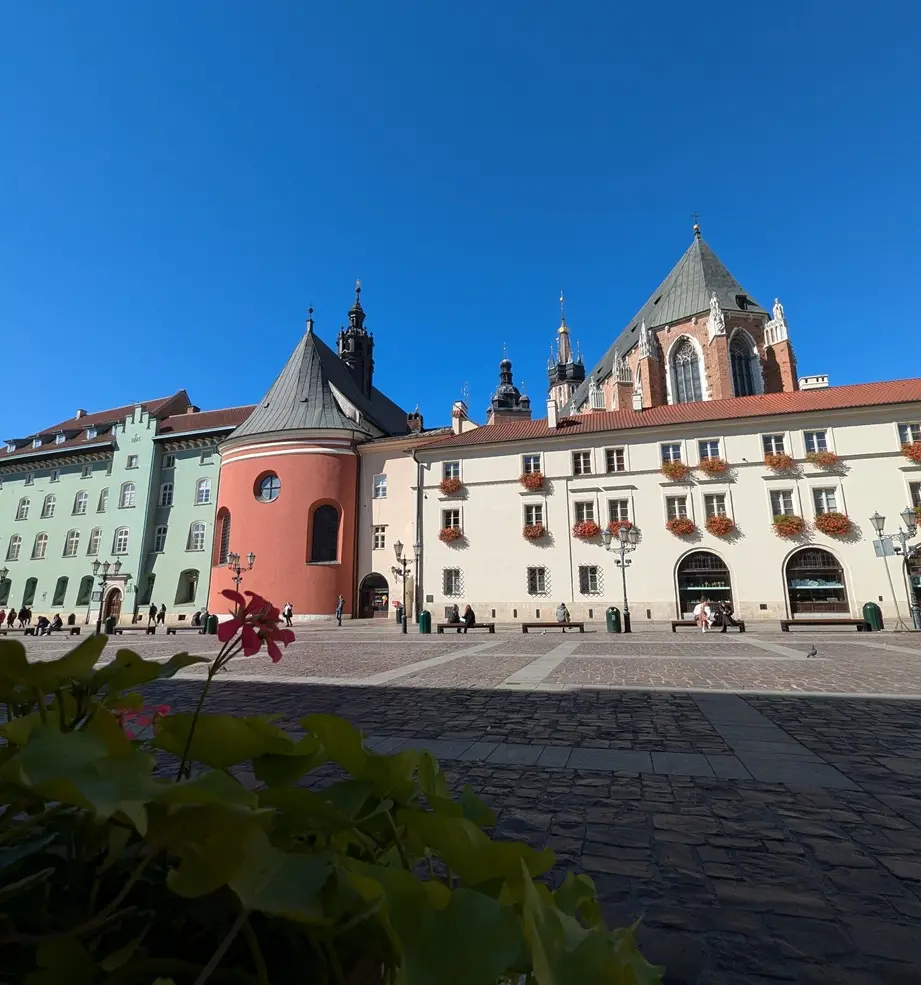 Plaza Maly Rynek en Cracovia