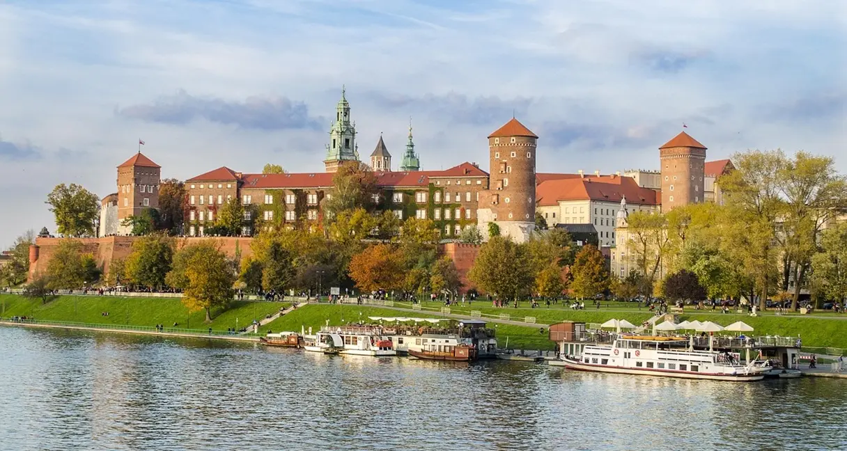 Río Vístula en Cracovia