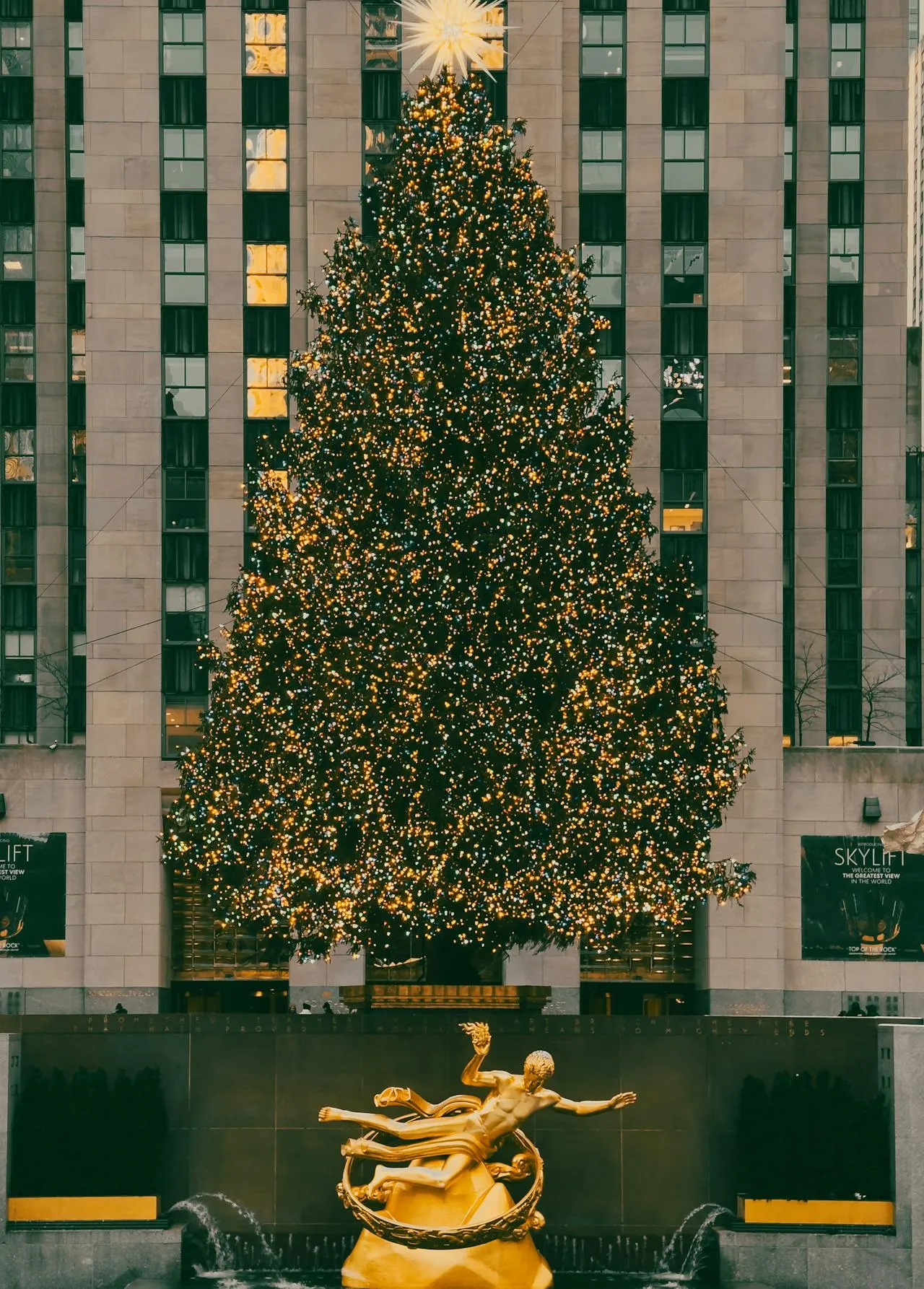 Árbol de Navidad en Rockefeller Center, Nueva York