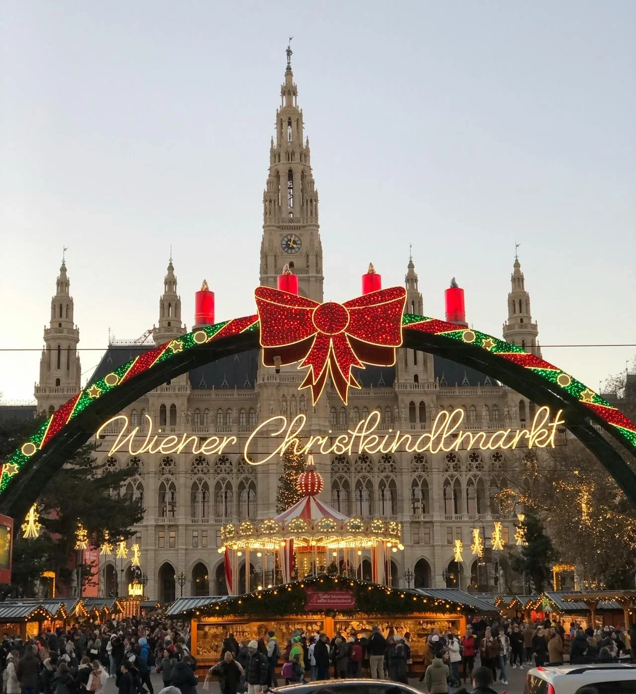 Wiener Christkindlmarkt, mercado navideño más antiguo y conocido de Viena, Austria