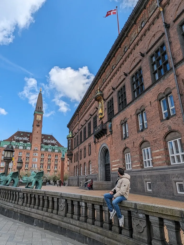Radhuspladsen en Copenhague